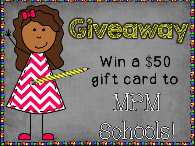 MPM Schools Giveaway! $50 Gift Card!