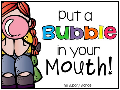 Put a BUBBLE in your Mouth!