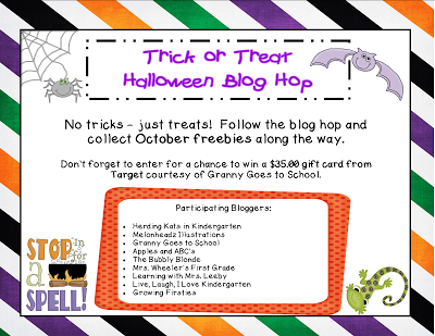 Trick or Treat Blog Hop!