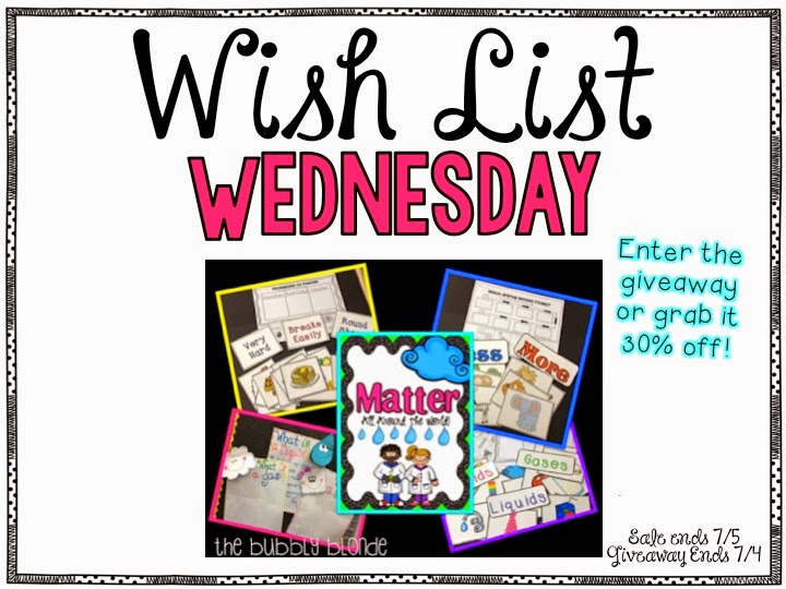 Wish List Wednesday!~  All About Matter